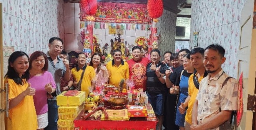 Ratusan Umat Meriahkan HUT Ke-12 Dewi Kiu Thian Hian De Ma di Tempat Ibadah Tri Dharma Pekanbaru