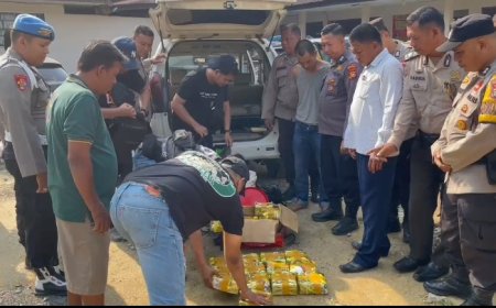 Polres Inhil Ungkap Kasus Narkoba Jaringan Internasional, 3 Tersangka dan 21,8 Kg Sabu Berhasil Diamankan