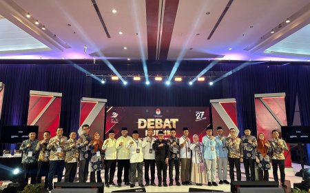 Debat Publik Paslon Cabup dan Wabup Kampar Sukses Digelar
