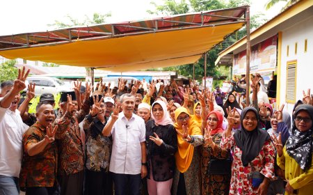 Masyarakat Siak Kecil Sambut Baik Komitmen Cagubri Syamsuar Membangun Bank Riau Kepri Syariah