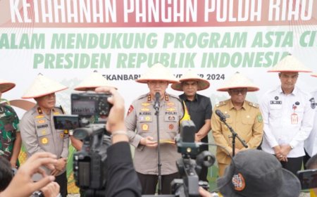 Polda Riau Dukung Program Ketahanan Pangan Nasional melalui Penanaman Jagung dan Budidaya Ikan Patin