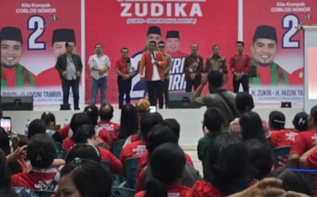 Deklarasi Zudika, Ribuan Masyarakat Siap Menangkan Paslon Bupati Pelalawan Zukri-Tamrin Nomor Urut 2