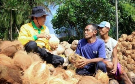 Selama Menjabat Bupati Inhil, Wardan Komit Perjuangkan Kesejahteraan Petani Kelapa
