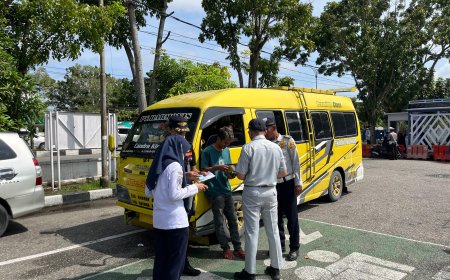 Tim Gabungan Razia Sejumlah Kendaraan di Bangkinang 
