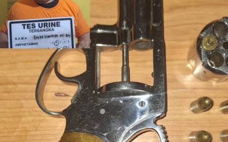 Miliki Senjata Api dan Sajam, Boyke Alias Boy Ditangkap Polisi 