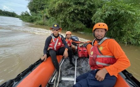 Bocah Tenggelam dan Hilang, Tim SAR Terus Upayakan Pencarian Masih Berlangsung