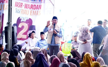 Kampanye Dialogis di Kampar, HM Wardan Sampaikan Program Pendidikan Emas
