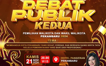 Lima Pasangan Calon Wali Kota Pekanbaru Akan Ikuti Debat Publik Kedua