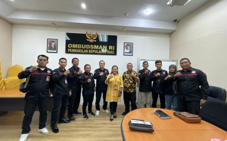 Komando HAM DPW Kepri Gelar Audiensi dengan Ombudsman RI Perwakilan Kepri