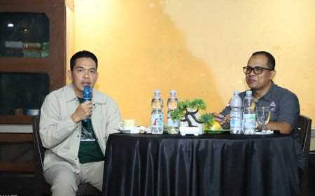 Sambil Ngopi Pj. Bupati Inhil H. Erisman Yahya Ajak Insan Pers Jaga Kondusifitas Demi Lancarnya Pelaksanaan Pilkada