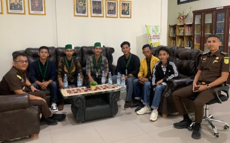 Audiensi dengan Kejari, Mahasiswa Minta Kasus Baznas Ditangani Secara Profesional