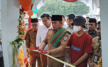 Bupati H Zukri Resmikan Rumah Singgah RRD Untuk Masyarakat Pelalawan