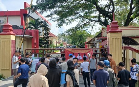 AMP2K Kembali Gelar Aksi Jilid IX, Desak Poldasu Tetapkan Bupati Madina Tersangka Baru Kasus PPPK 2023