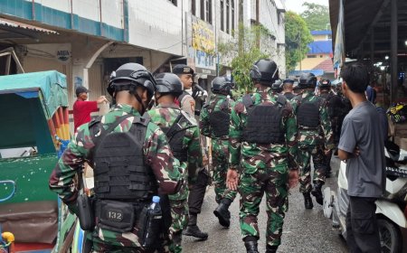 Jelang Pemungutan Suara Pilkada Inhil, Personel Kodim 0314 Inhil Tingkatkan Keamanan