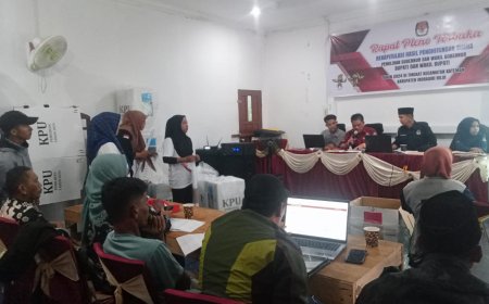 PPK Kateman Lanjutkan Rekapitulasi Suara Pilkada Inhil dan Riau