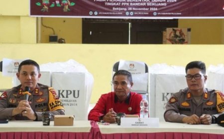 Pasca Pilkada, Kapolres Pelalawan Kawal Rapat Pleno