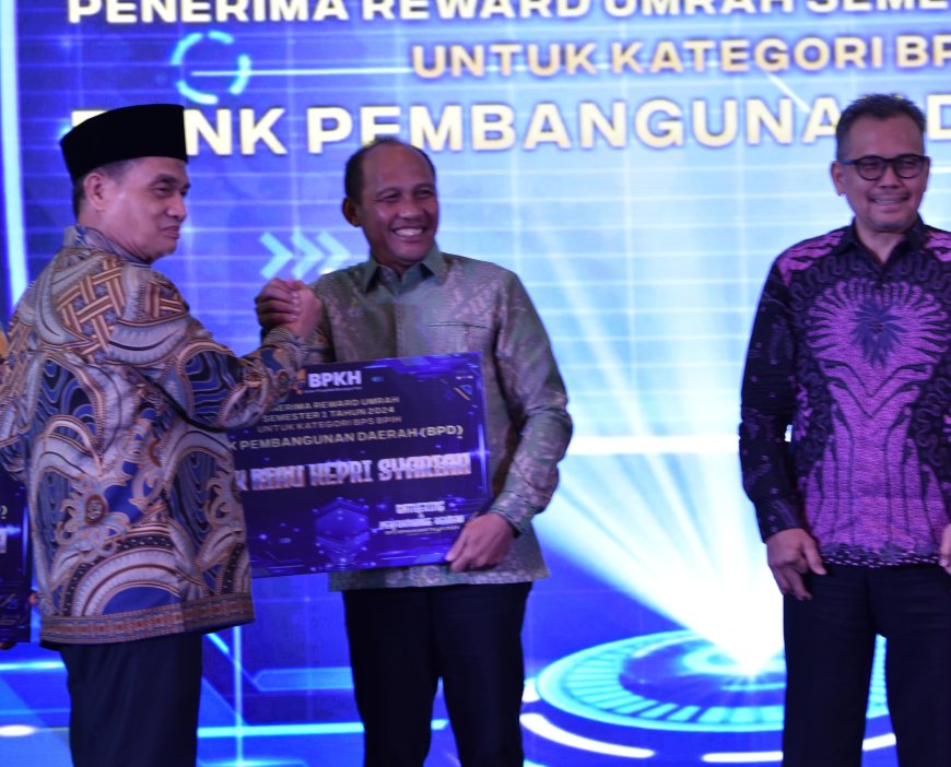BRK Syariah Raih Award Umrah Semester I Tahun 2024 dari BPKH 