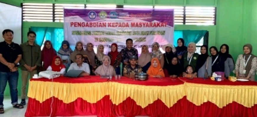 Sosialisasi Pangan Lokal  Berbasis Rice Brand For  Brain  Di Kampung Jaya Pura