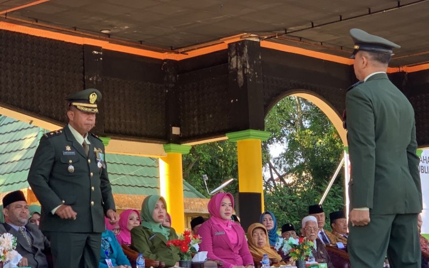 Dandim 0314/Inhil Diwakili Kasdim Pimpin Langsung Upacara Hari Pahlawan Tahun 2024