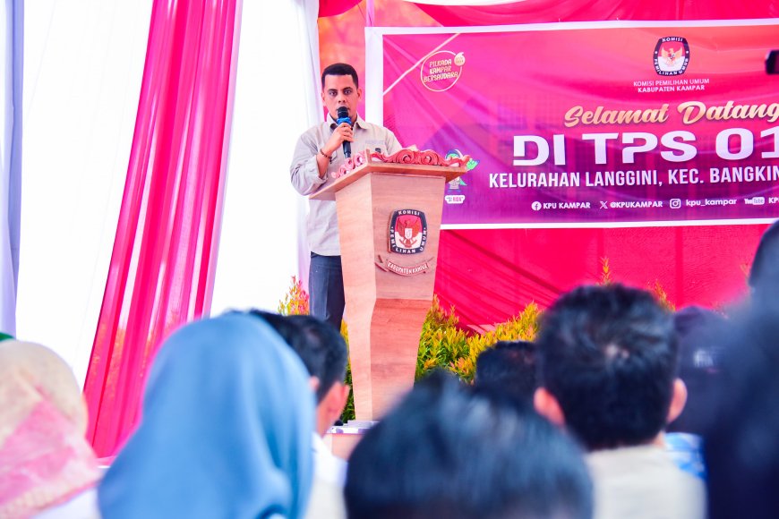 KPU Kampar Gelar Simulasi Pemungutan Suara Jelang Pilkada 2024