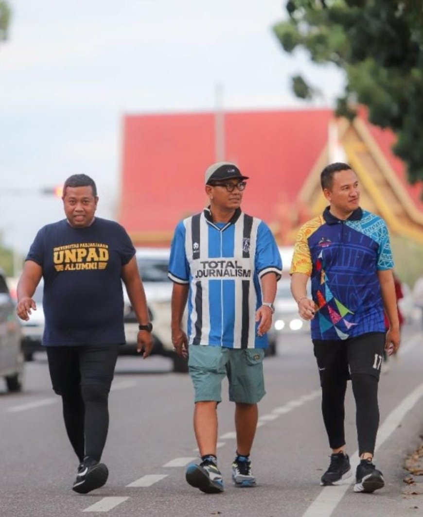 KPU Riau Gelar Jalan Sehat Jelang Pilkada 2024