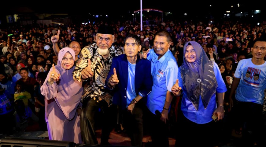 Hj Laila Fitriana, SE., MM: Konsistensi Mendukung Pasangan Suami dalam Kampanye Politik