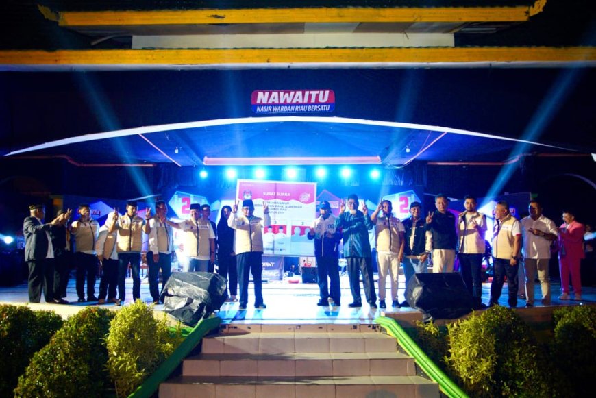 Ribuan Masyarakat, Saksikan Pesta Rakyat Bersama Nawaitu Menuju Riau Emas