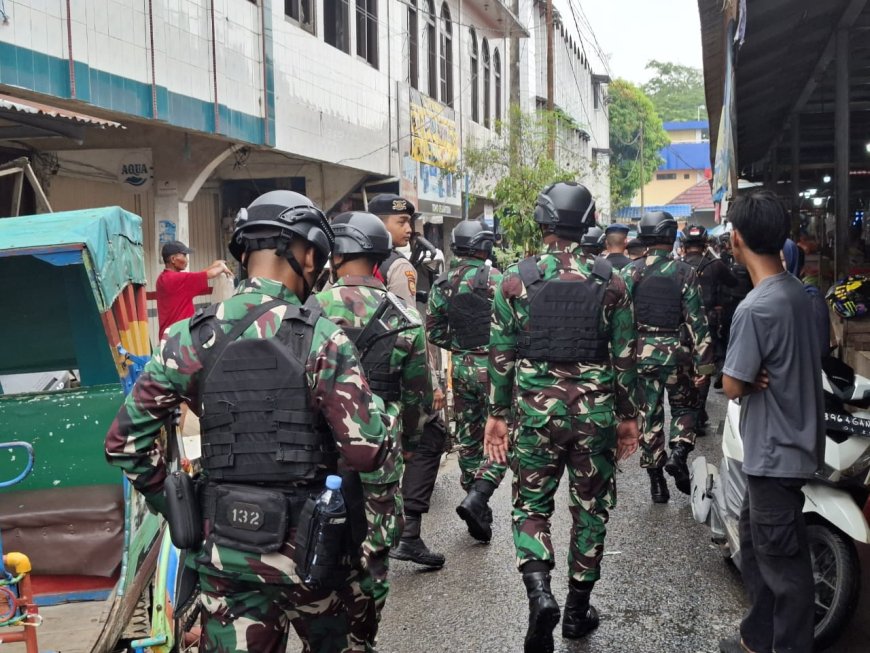 Jelang Pemungutan Suara Pilkada Inhil, Personel Kodim 0314 Inhil Tingkatkan Keamanan