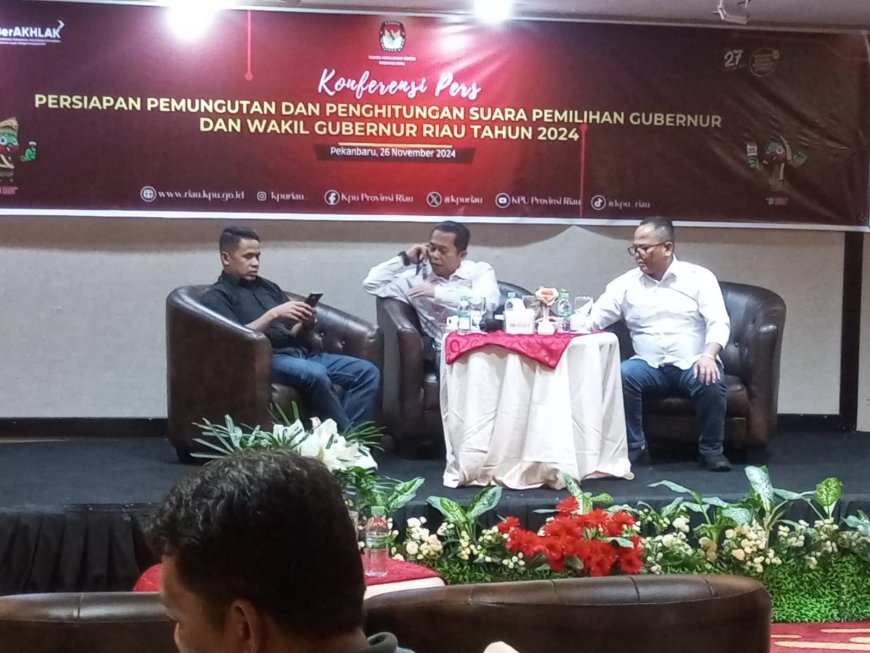 KPU Riau Pastikan Pemilihan Gubernur dan Wakil Gubernur Riau Berjalan Lancar dan Aman