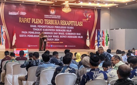 H Erisman Yahya Hadiri Rapat Pleno Gubernur dan Wakil Gubernur Riau serta Bupati dan Wakil Inhil 2024 