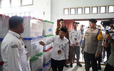 Kapolda Riau Lakukan Pemantauan Rapat Pleno Terbuka Pilkada Rohil