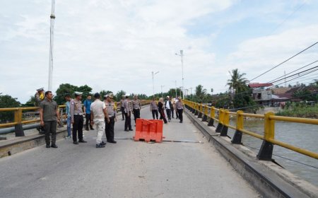 Jembatan Sei Rokan Masih Dalam Proses Pengecekan