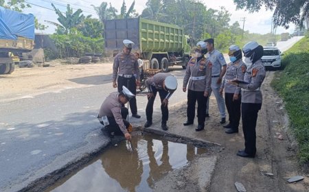 Ditlantas Polda Riau Gelar Survei Jalan untuk Pastikan Keamanan Lalu Lintas Jelang Nataru 2024