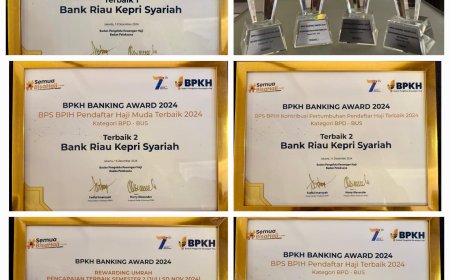 BRK Syariah Borong 5 Penghargaan Bergengsi di Ajang BPKH Award 2024
