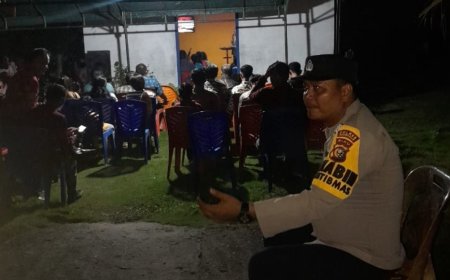 Polsek Rupat Sampaikan Cooling System Paska Pilkada serentak 2024 Kepada Jemaat Gereja