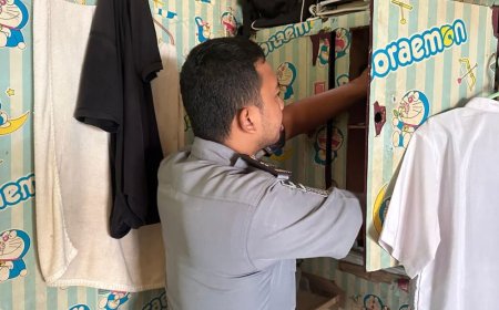 Wujudkan Keamanan dan Ketertiban, Lapas Pekanbaru Gelar Razia