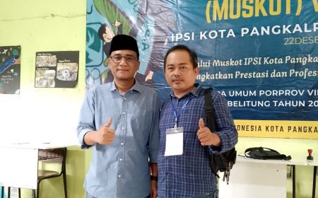 Romandhona Setyawan Terpilih secara Aklamasi Sebagai Ketua Baru periode 2024 - 2028 dalam Muskot VI IPSI Pangkalpinang