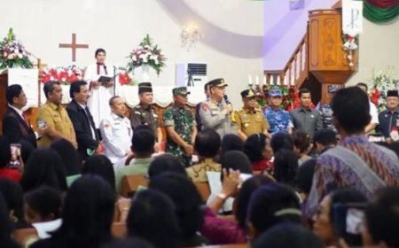 Berikut Suasana Natal di Pekanbaru