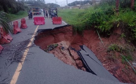 Amblas di KM 90 Jalan Lintas Riau-Sumbar, Masyarakat Diimbau Gunakan Jalan Alternatif