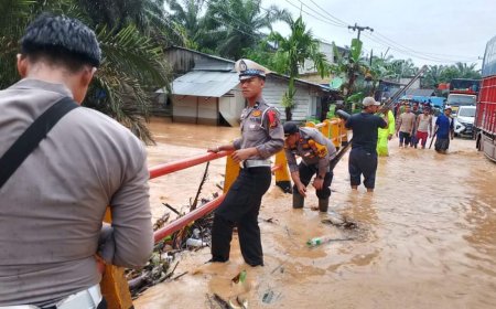 Curah Hujan Tinggi, 700 Rumah Terendam Banjir di Inhil