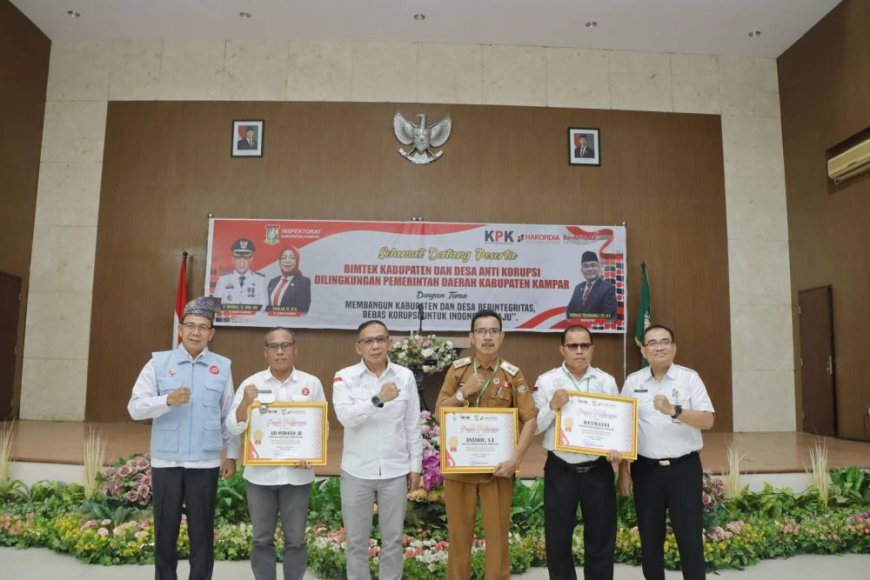 Pemkab Kampar Bersama KPK RI Gelar Bimtek Pencegahan Korupsi