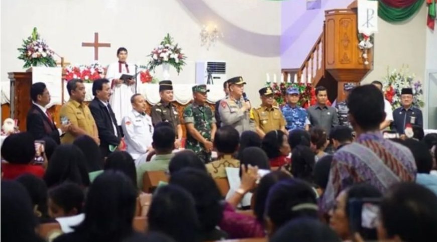 Berikut Suasana Natal di Pekanbaru