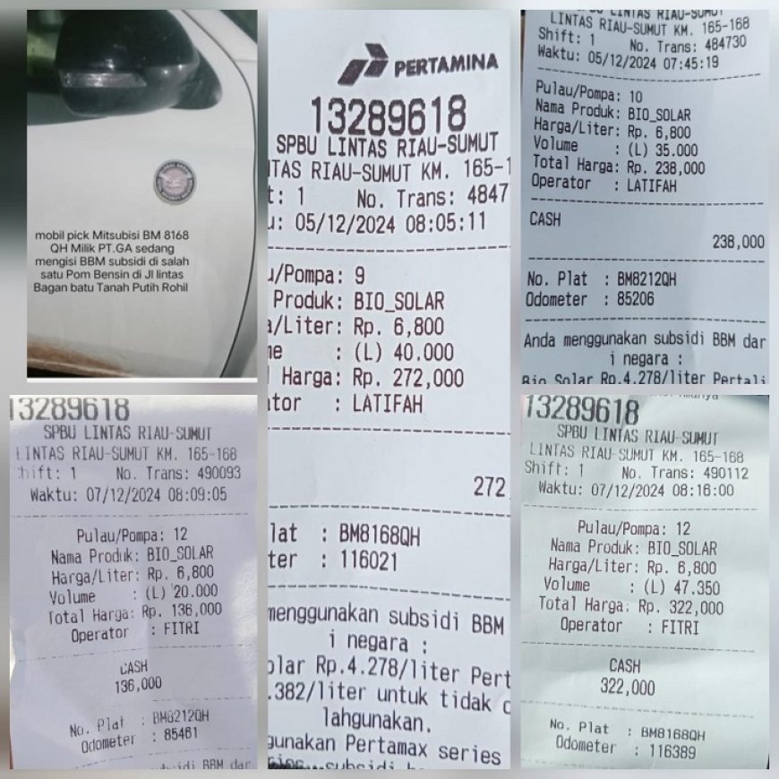 Dugaan Penyalahgunaan BBM Subsidi oleh PT. Global Arrow, Protes Publik Menguat !