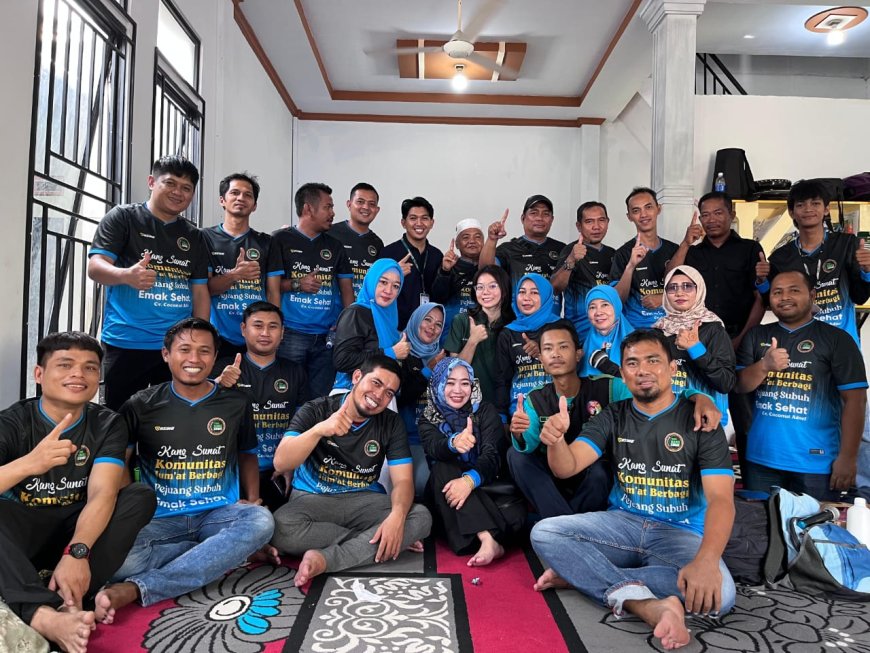 Bupati Terpilih H.Herman Hadiri Sunatan Massal di Gedung Dakwah Trimas Permai