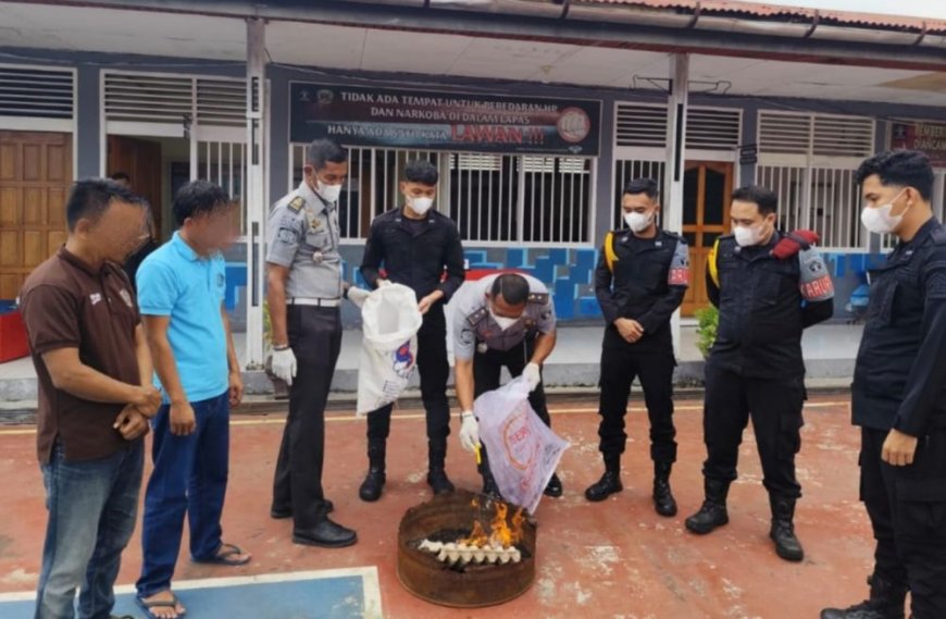 Jelang Akhir Tahun, Lapas Selatpanjang Kembali Gelar Razia