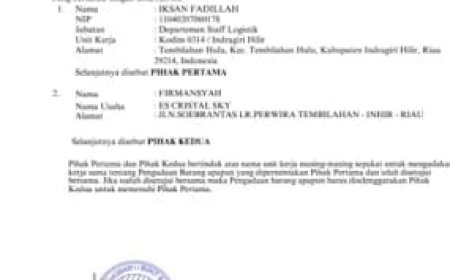 Waspada Penipuan, Oknum Mengaku Anggota Kodim 0314/Inhil Pesan Barang dengan Nama Dandim