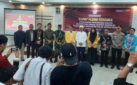 Pilkada Serentak 2024: KPU Indragiri Hilir Tetapkan Herman-Yuliantini dengan Suara 57,62%