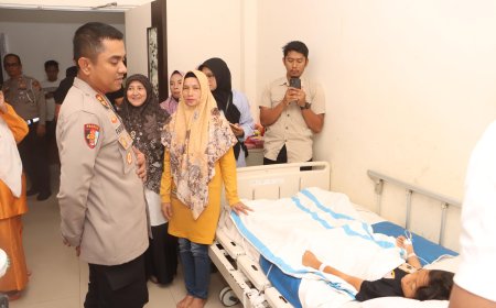 Kapolres Inhil Beri Motivasi dan Tali Asih Korban Pemerkosaan