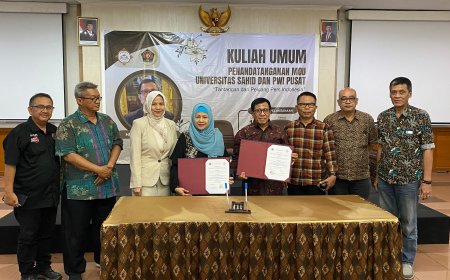 Tingkatkan SDM Unggul,  PWI Pusat dan Universitas Sahid Jakarta Jalin Kerja Sama