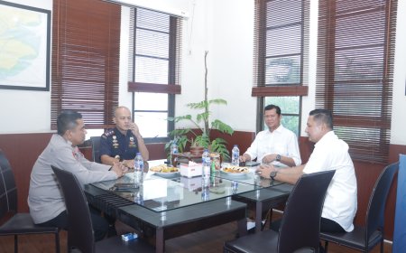 Kapolres Inhil Silaturahmi ke Bea Cukai Tembilahan